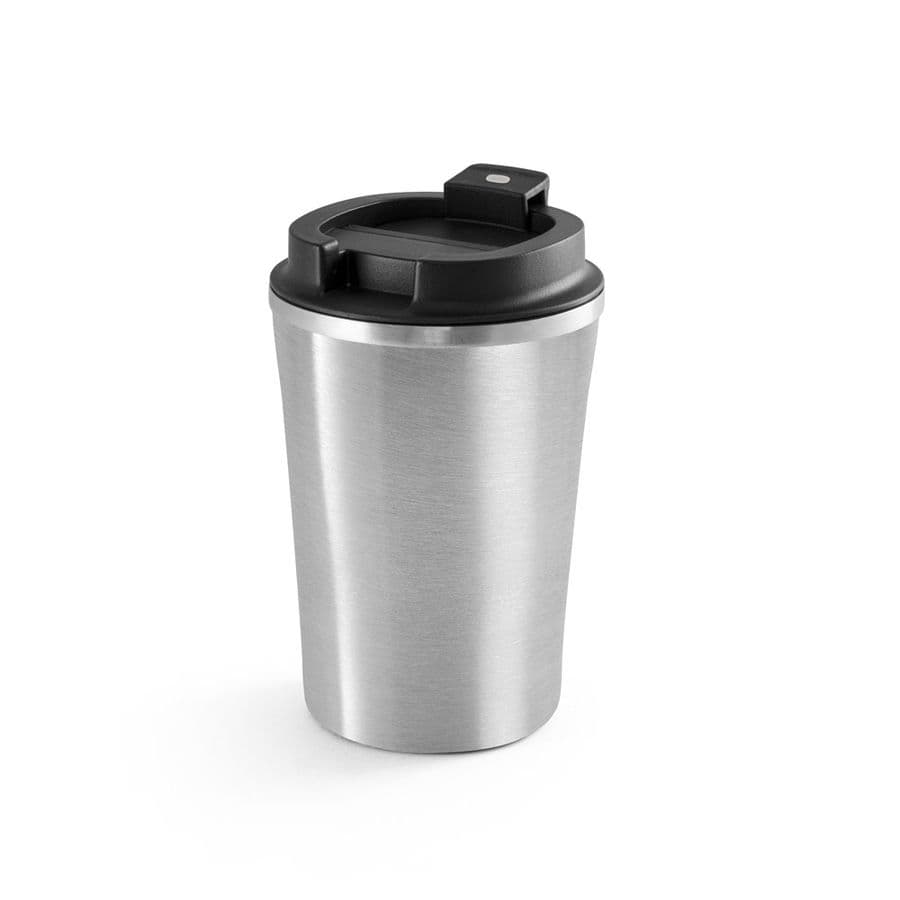 PHELPS. Rostfritt stål och PP mugg 470 mL Satinsilver