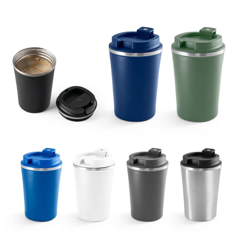 PHELPS. Rostfritt stål och PP mugg 470 mL