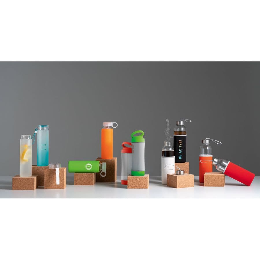 QUINTANA. Sportflaska i glas med PP-lock 390 ml