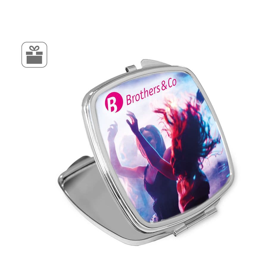 SHIMMER. Dubbel fickspegel i metall
