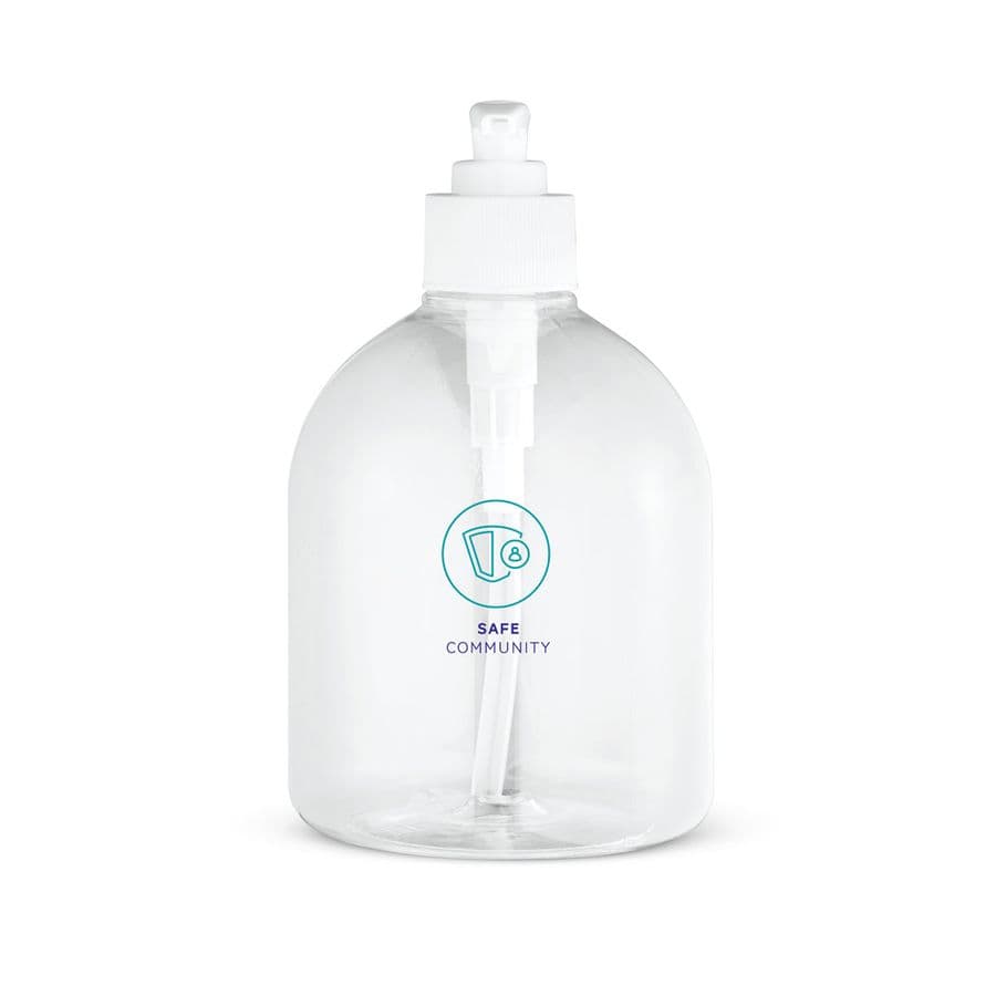 REFLASK 500. Flaska med dispenser i PET och PP 500 mL