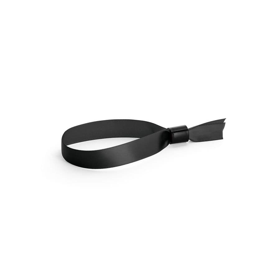 SECCUR. Manipuleringssäkert armband i satin Svart