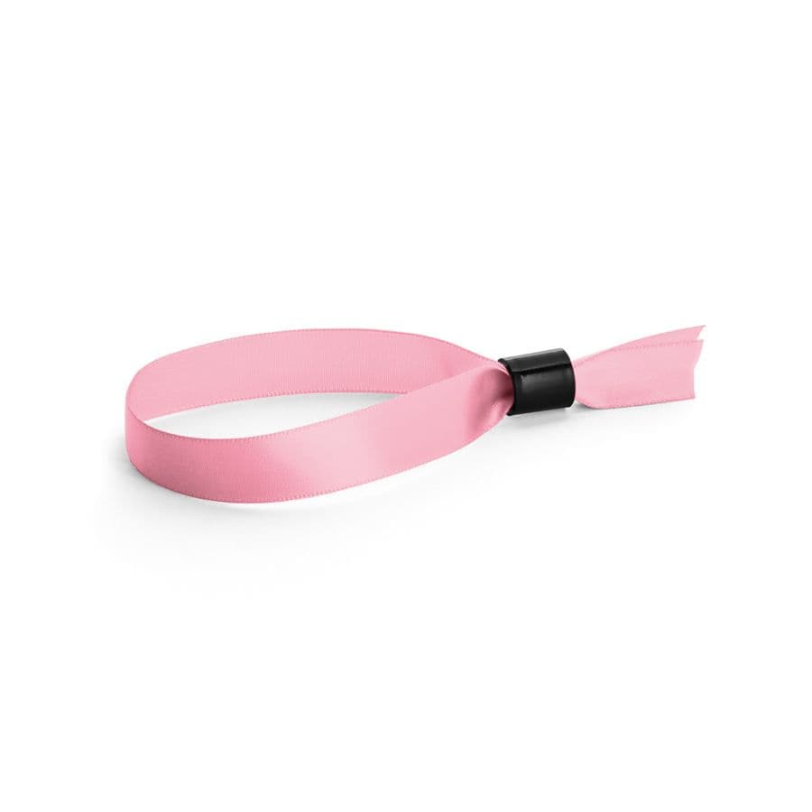 SECCUR. Manipuleringssäkert armband i satin Ljusrosa