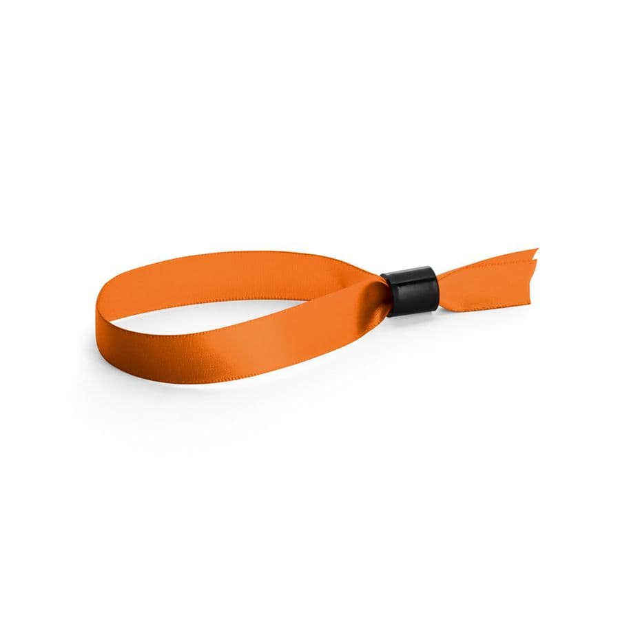 SECCUR. Manipuleringssäkert armband i satin Orange