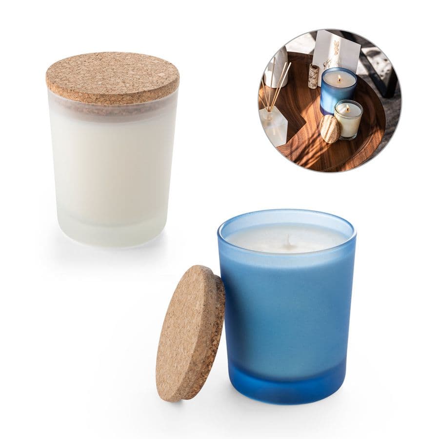 DUVAL. Aromatiskt ljus i glaskopp med korklock 180 g