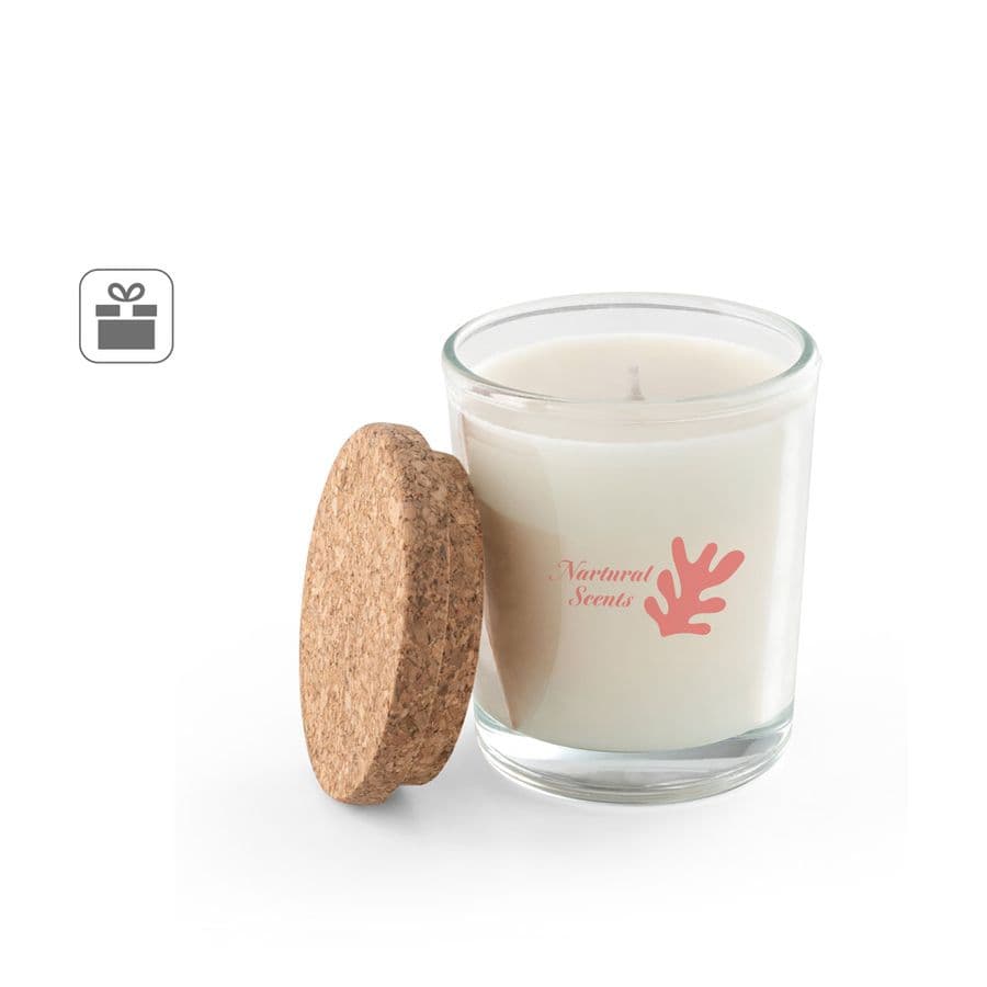 ZEN 80. Aromatiskt ljus i en glaskopp med korklock 80 g