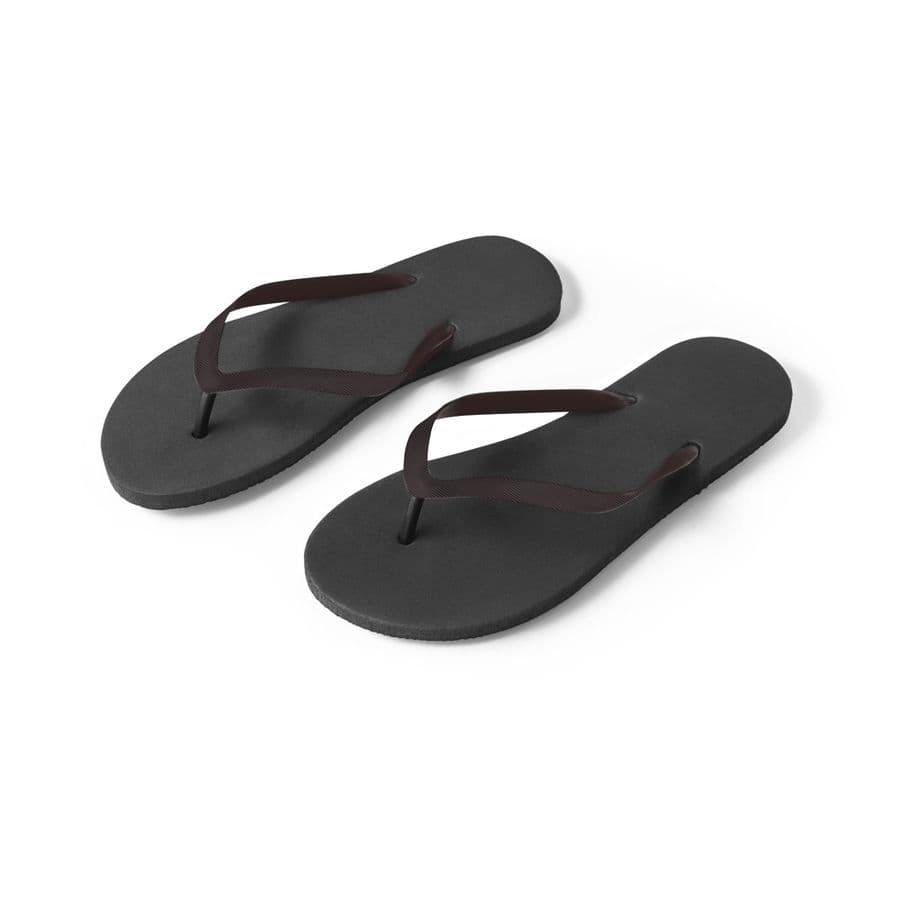 MAUPITI L / XL. Bekväma tofflor med PE-sula och PVC-band
