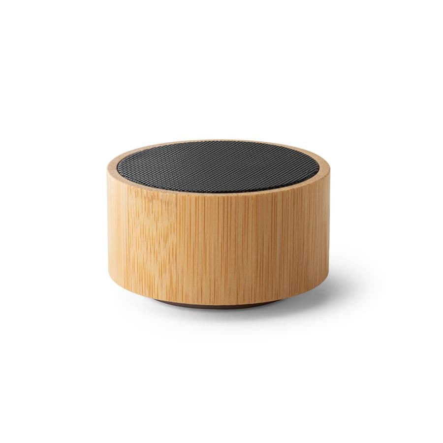 ARBER. Bärbar 3W högtalare med 4h batteritid i bambu och Återvunnen ABS (100% rABS) Naturfärg