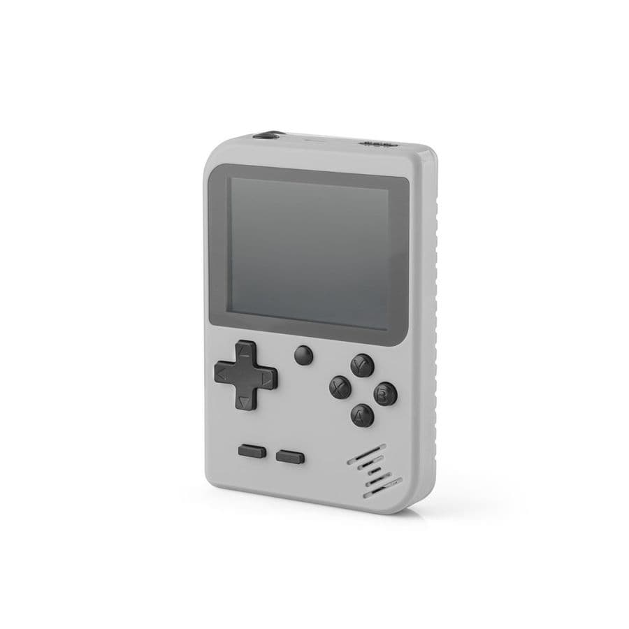 BOWSER. Bärbar spelkonsol med 256 klassiska spel Grå