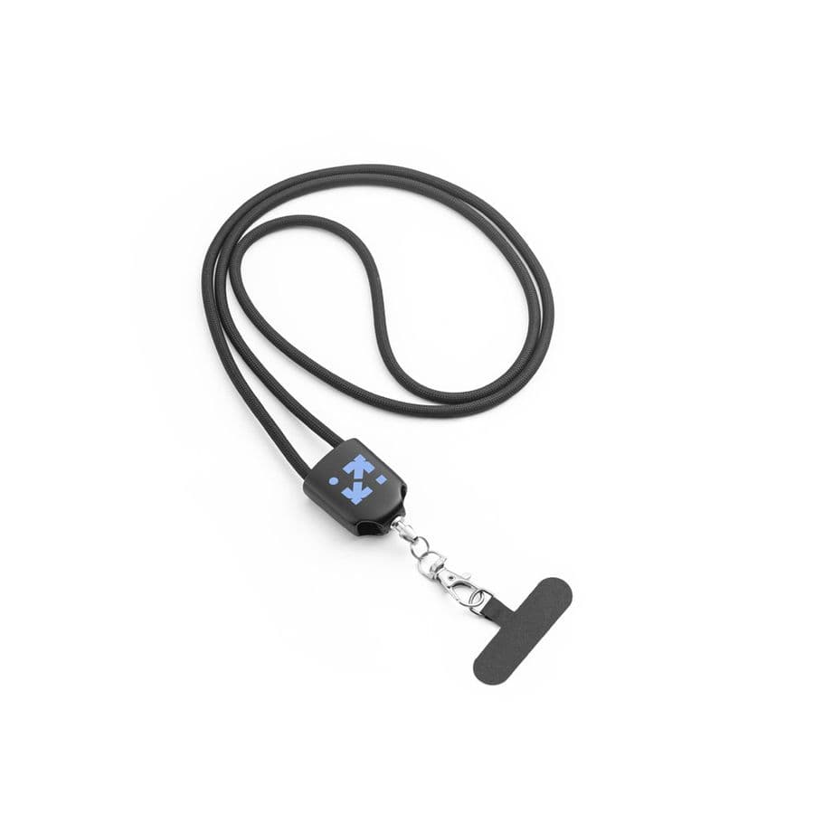 ZEWAIL. Snodd med inkluderad smartphonehållare, USB-C-kabel och olika adaptrar i återvunnet ABS och återvunnet TPE