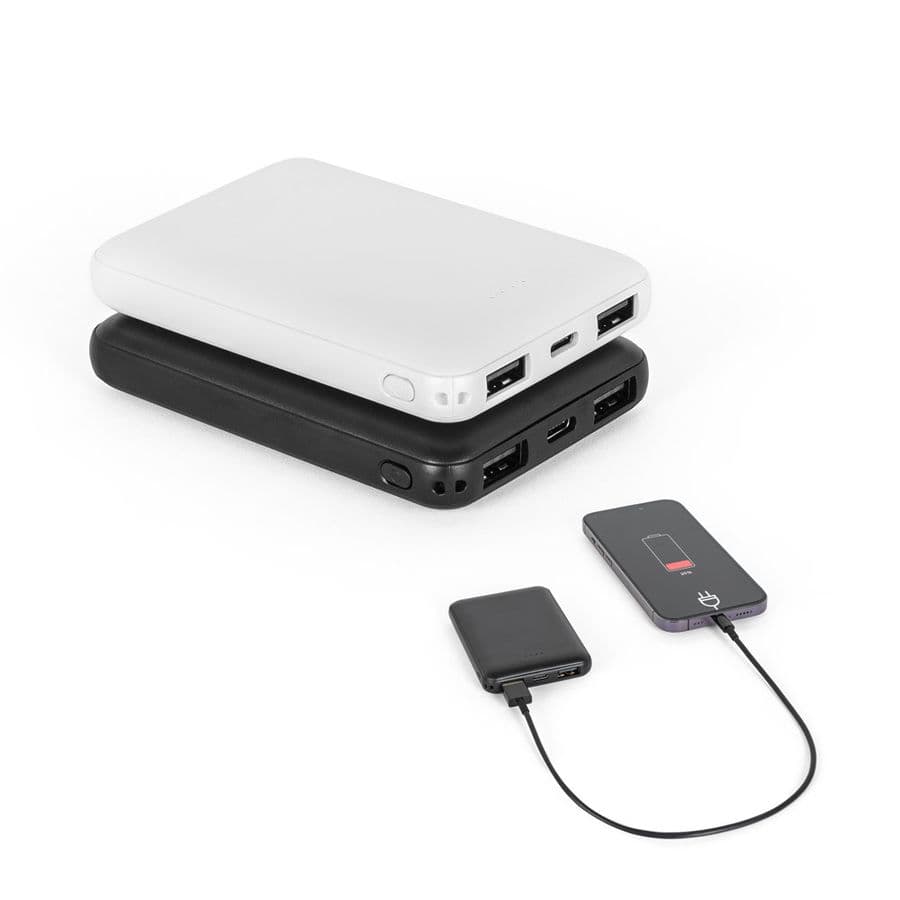 LEAKEY 5. Powerbank 5 000 mAh i återvunnen ABS (100 % rABS)