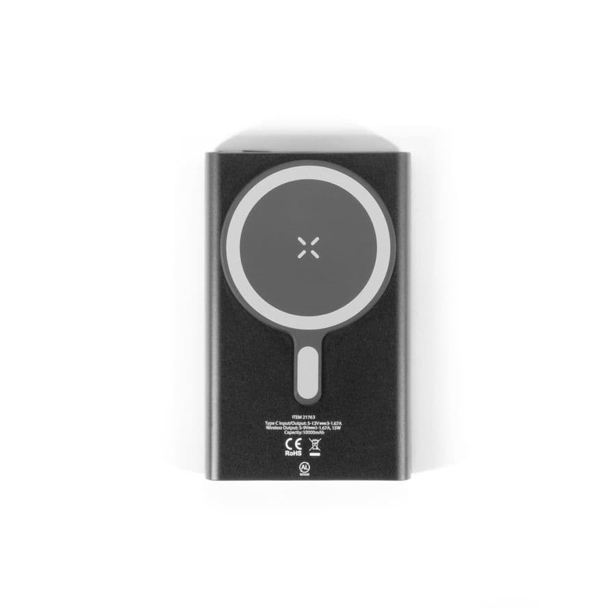 WRIGHT 5. Magnetisk powerbank med supersnabb laddning i återvunnet aluminium och återvunnet ABS 5'000 mAh