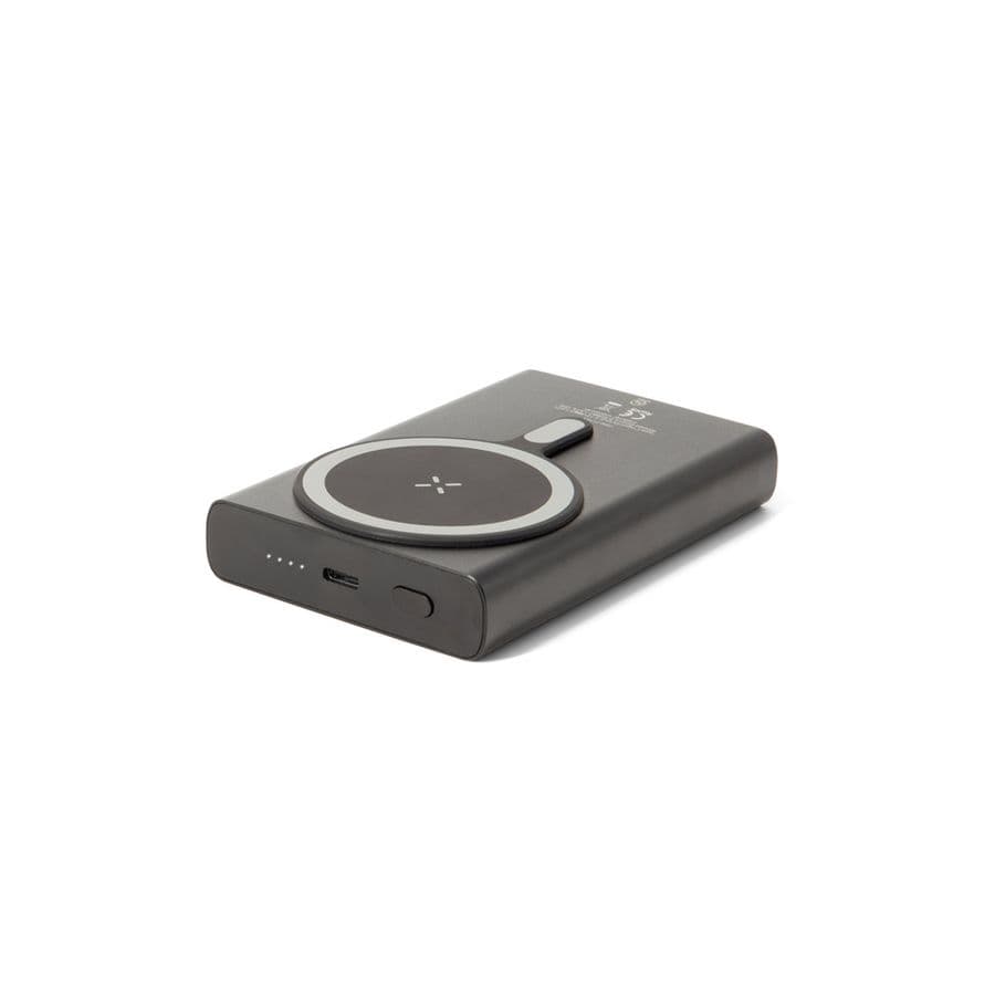 WRIGHT 10. Magnetisk powerbank med supersnabb laddning i återvunnet aluminium och återvunnet ABS 10'000 mAh
