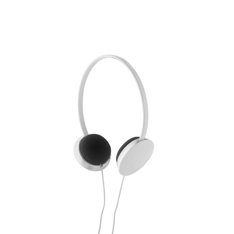 VOLTA. Hörlurar med 1.2m ABS-kabel Vit