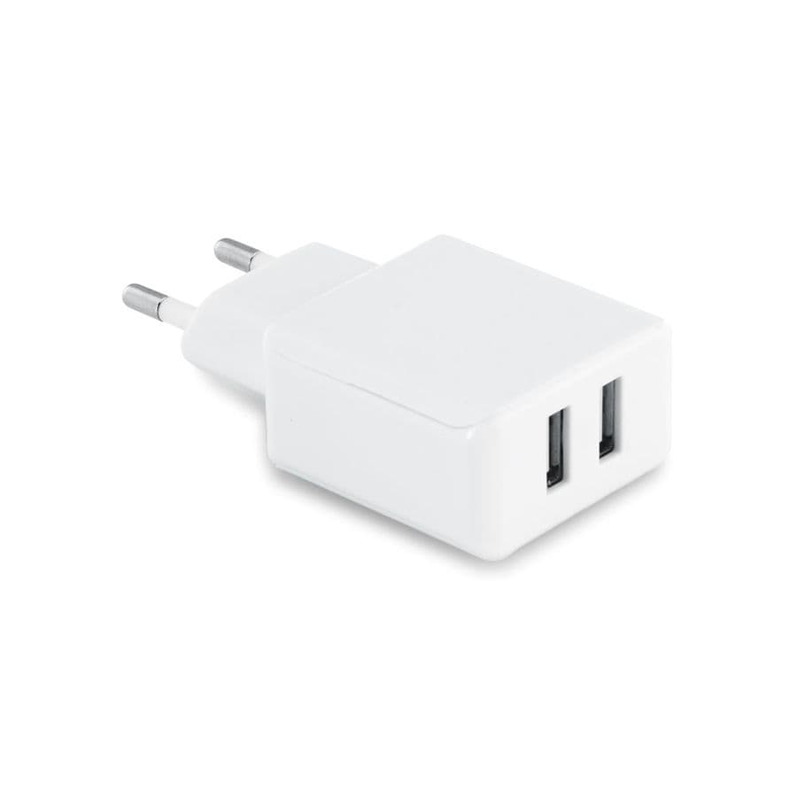 REDI. ABS USB-adapter med 2 utgångar