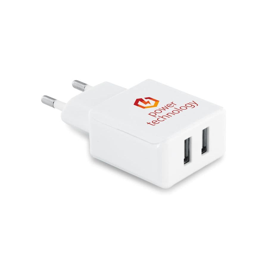 REDI. ABS USB-adapter med 2 utgångar