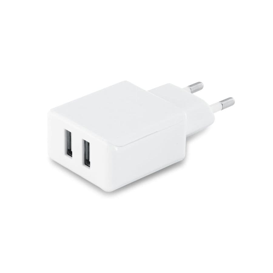 REDI. ABS USB-adapter med 2 utgångar