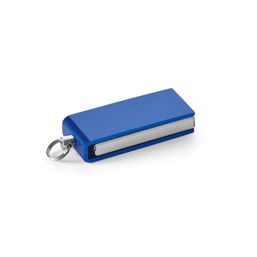 SIMON 8GB. 8GB UDP mini penna som USB i aluminium Kungsblå