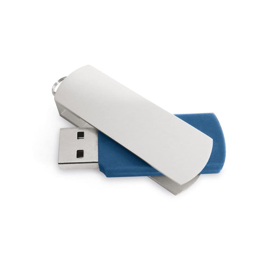 BOYLE 8GB. 8GB USB-minne med metallklämma Blå