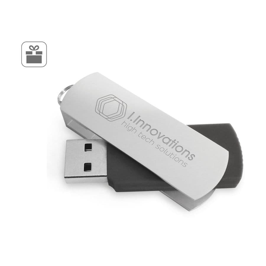 BOYLE 8GB. 8GB USB-minne med metallklämma