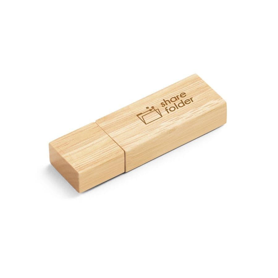 VENTER 8GB. USB-minne med 8GB i bambu
