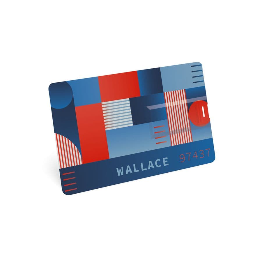 WALLACE 8GB. USB -minne med 8GB i ABS