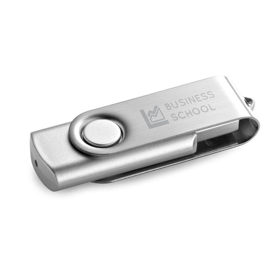 CLAUDIUS 4GB. 4 GB USB-minne med metallklämma