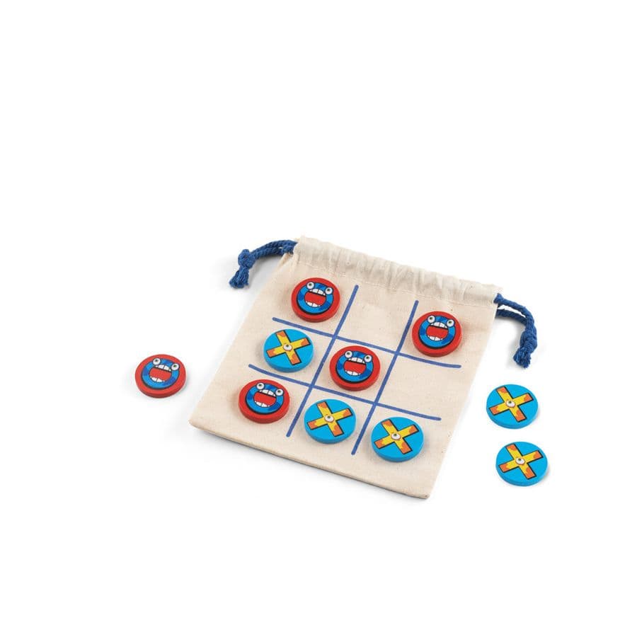 CROSSES. Klassisk 10-delars playwood Luffarschack (Tic Tac Toe)