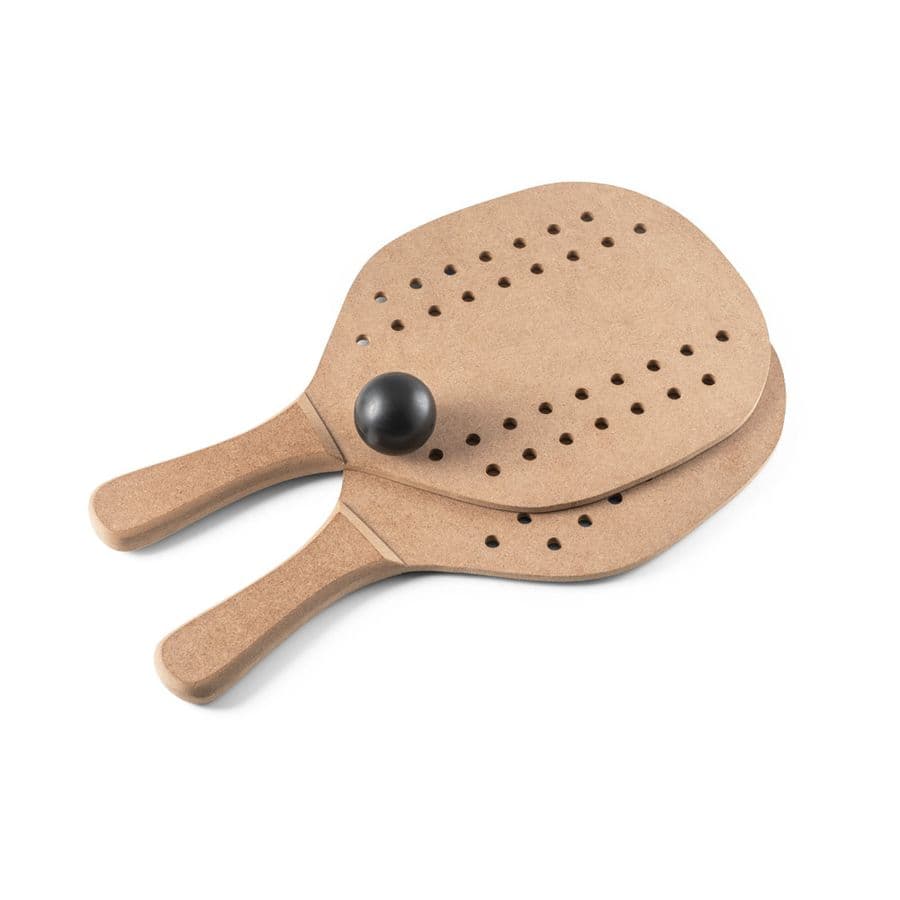 TAPIA. MDF strandracketar Mörk naturfärg