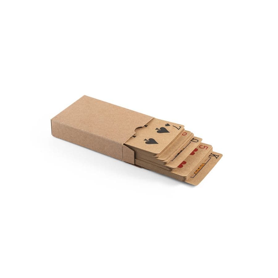 FISCHER. Kortlek med 54 klassiska kort i kraftpapper, av FSC™-certifierat material och andra kontrollerade material