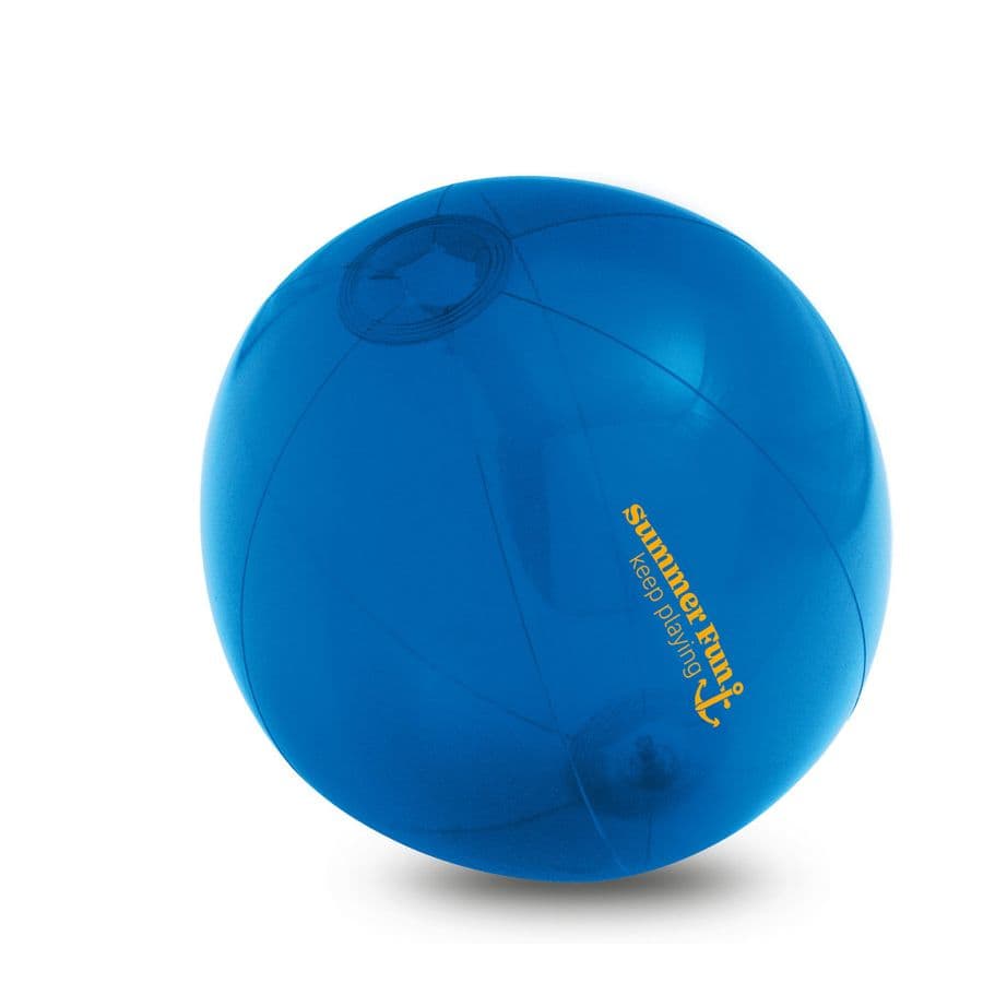 PECONIC. Uppblåsbar badboll i genomskinlig PVC