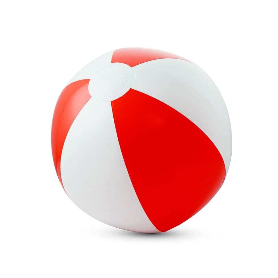 CRUISE. Uppblåsbar strandboll i PVC Röd