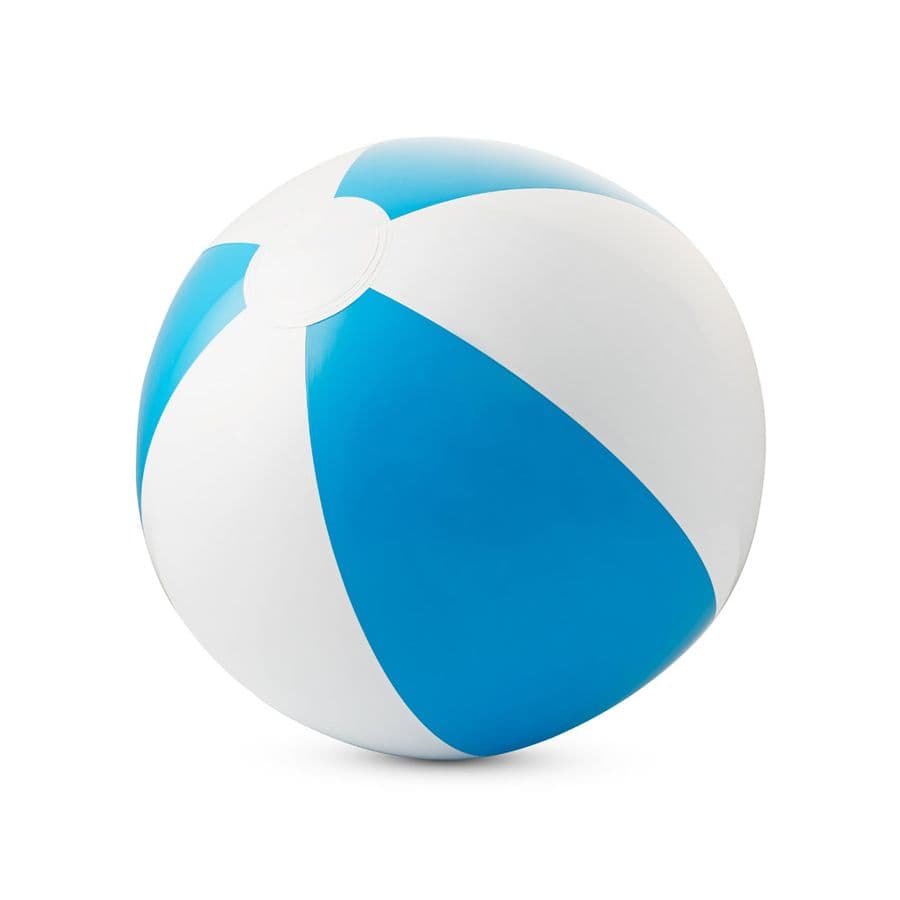 CRUISE. Uppblåsbar strandboll i PVC Ljusblå