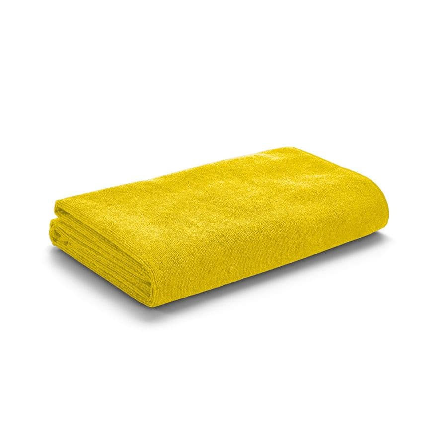 CALIFORNIA. Strandhandduk i mikrofiber (250 g/m²) Gul