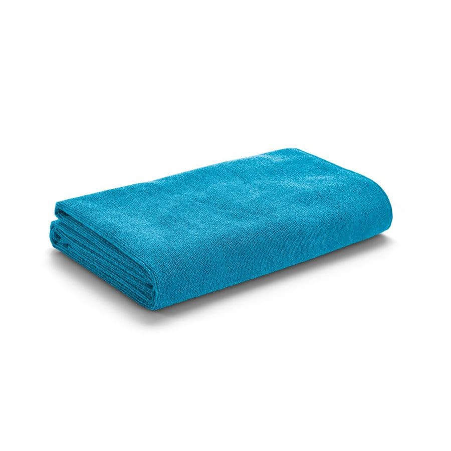 CALIFORNIA. Strandhandduk i mikrofiber (250 g/m²) Ljusblå