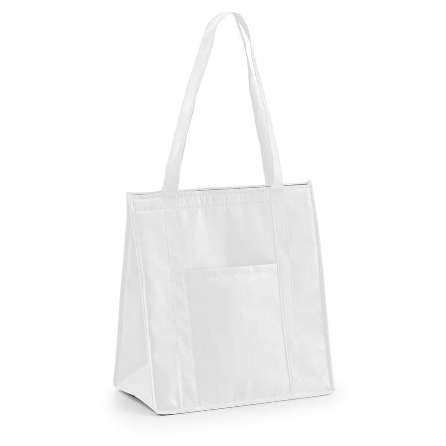 ROTTERDAM. Non-woven kylväska (80 g/m²) Vit