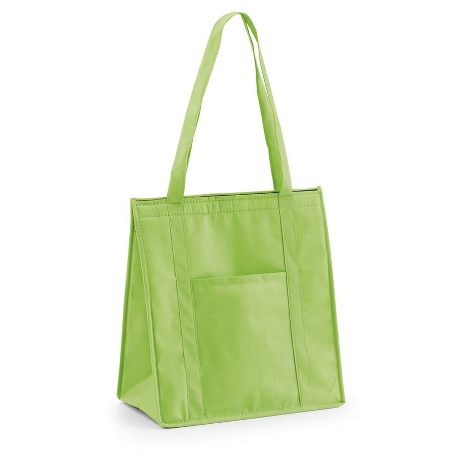 ROTTERDAM. Non-woven kylväska (80 g/m²) Ljusgrön