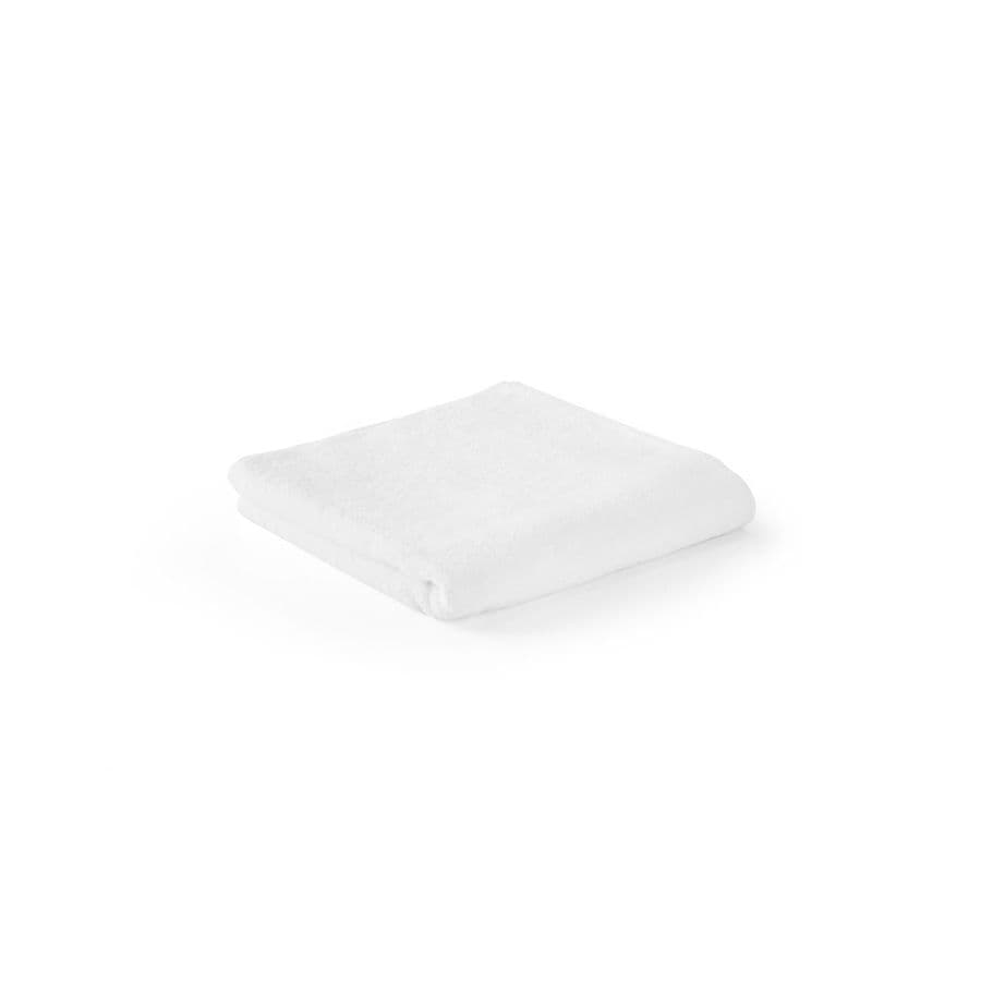 BARDEM S. Handduk (350 g/m²) i bomull (82 %) och återvunnen bomull (18 %) Vit