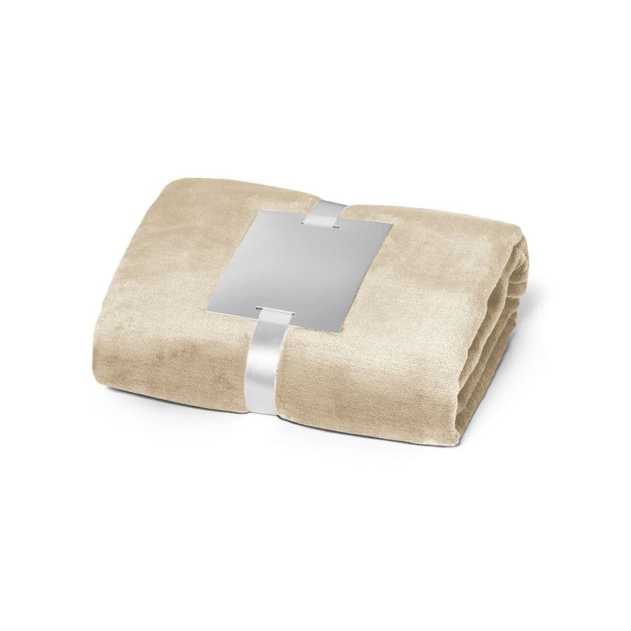 DYLEAF. (240 g/m²) fleecefilt med personligt kortband Beige
