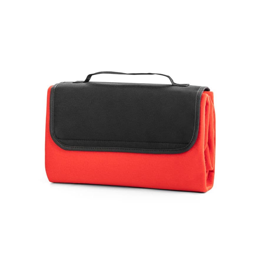 RILEY. EPE-fodrad picknickfilt (180 g/m²) Röd
