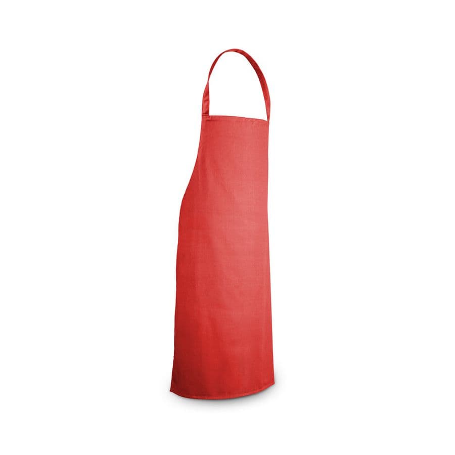 CUMIN. Förkläde i bomullstwill (180 g/m²) Röd