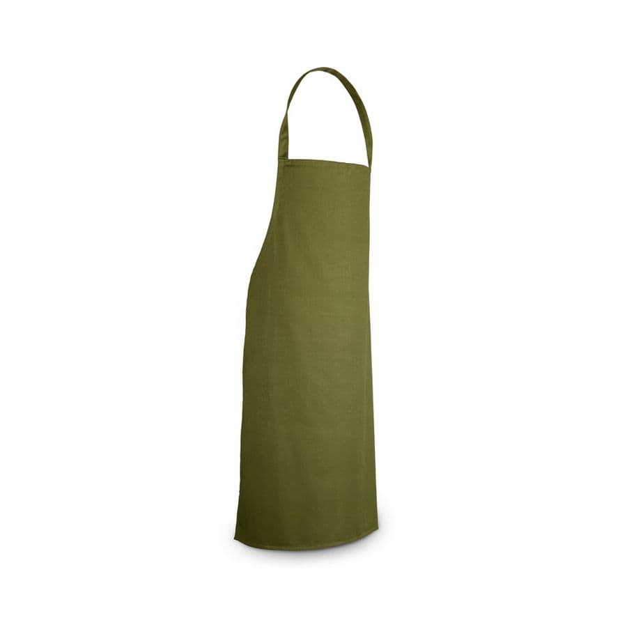 CUMIN. Förkläde i bomullstwill (180 g/m²) Mörkgrön
