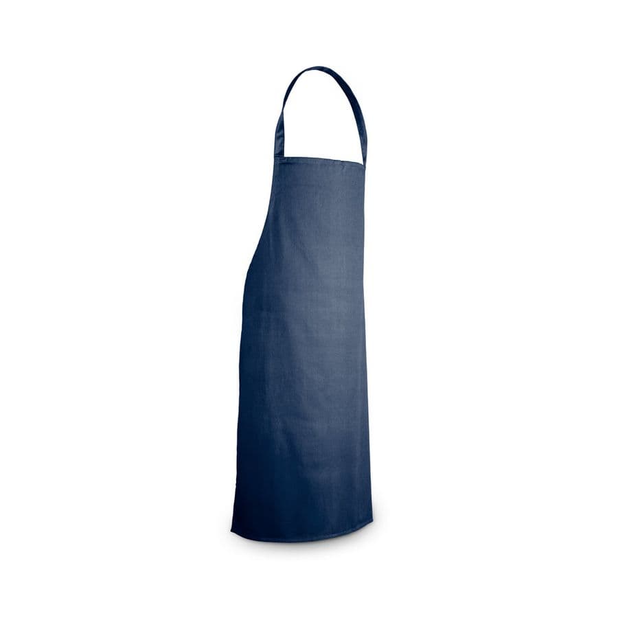 CUMIN. Förkläde i bomullstwill (180 g/m²) Marinblå