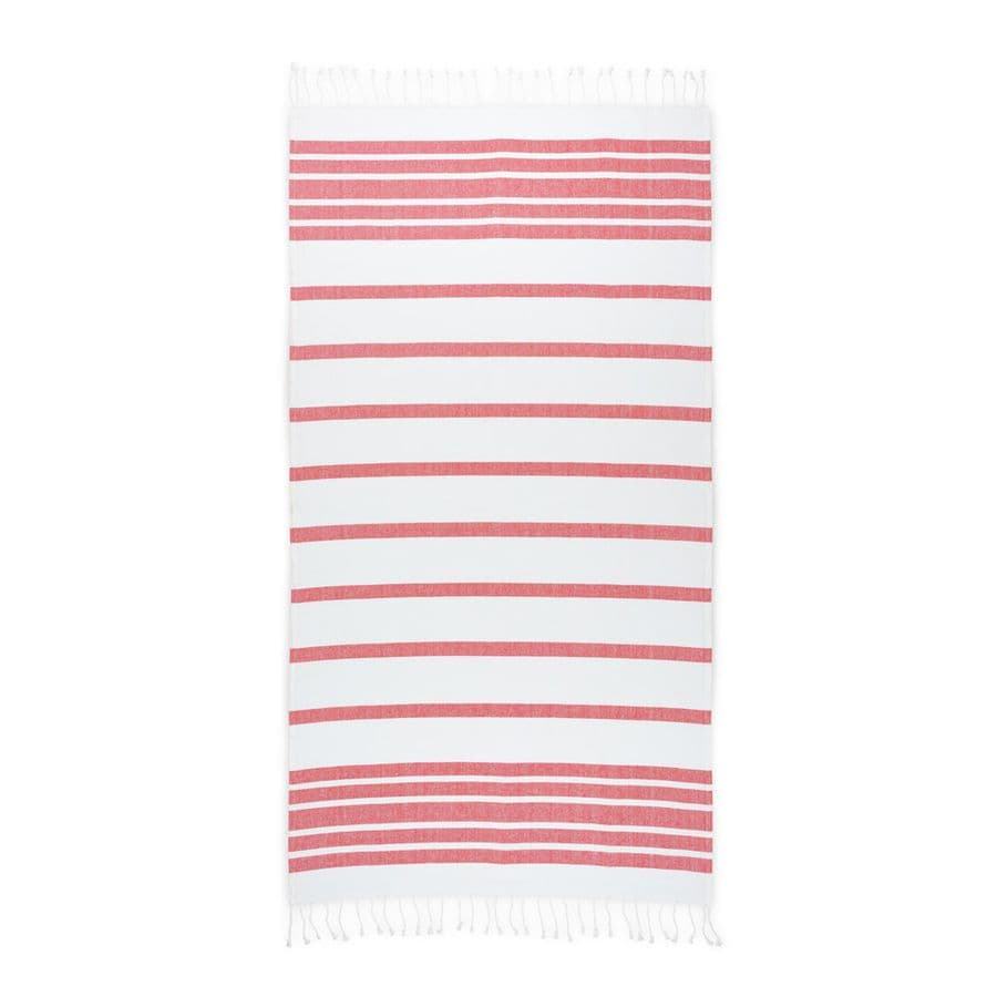 SARDENHA. Strandhandduk i bomull (70 % återvunnen) och polyester (30 % återvunnen) (180 g/m²)
