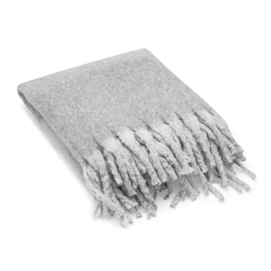 COMFY. Filt i återvunnen polyester (100 % rPET) (300 g/m²), med mohair-känsla Grå
