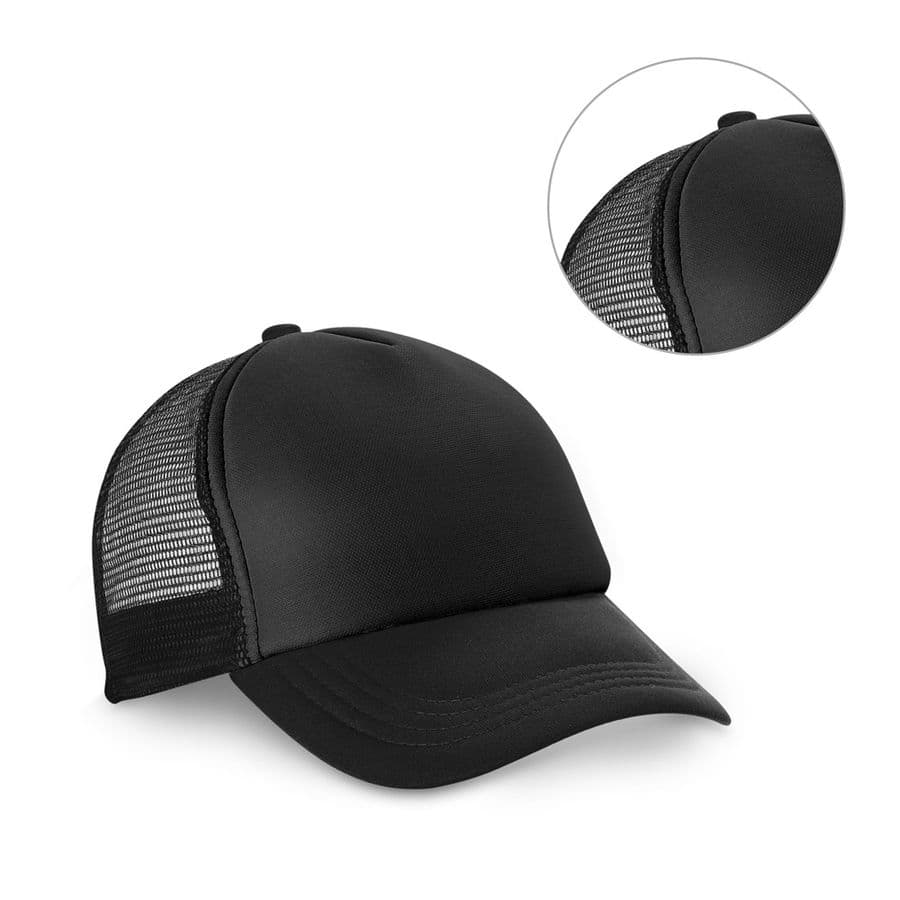 NICOLA BK. Polyester- och mesh keps (150 g/m²)