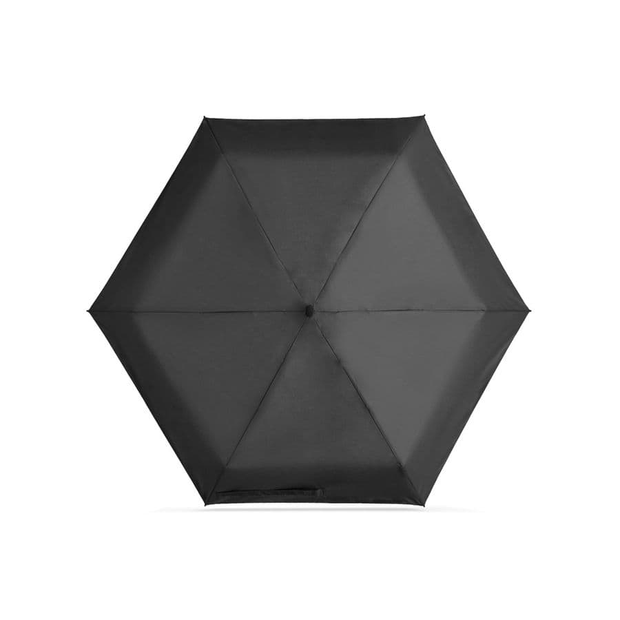EMMA. 19” kompakt miniparaply i pongee-tyg 190T