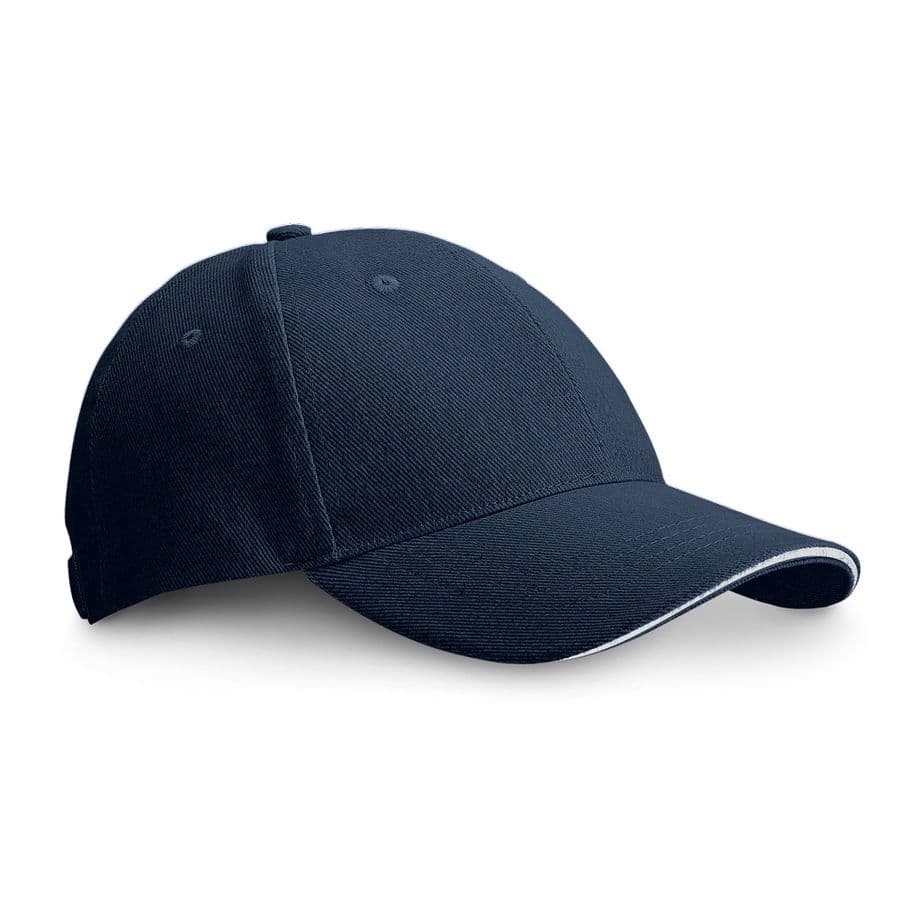 CHRISTOPHE. keps i 100 % bomull (260 g/m²) Blå