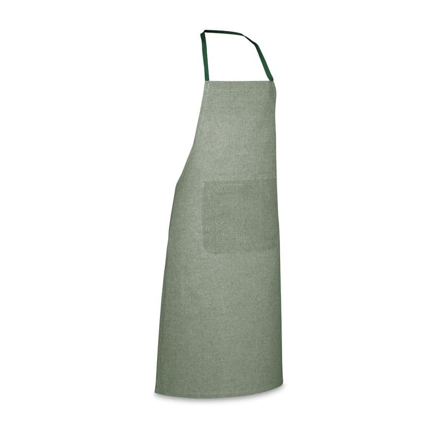 ZIMBRO. Förkläde med återvunnen bomull (140 g/m²) Mörkgrön