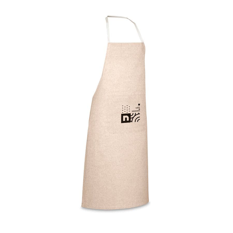 ZIMBRO. Förkläde med återvunnen bomull (140 g/m²)